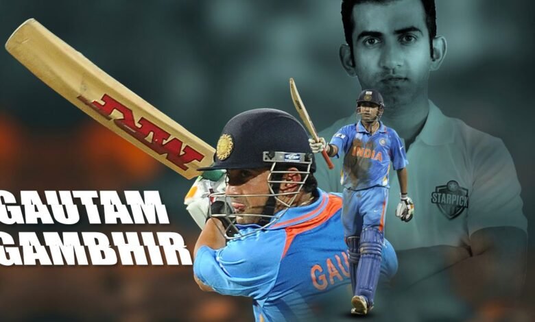 Gautam Gambhir- A Cricketing Legend's Journey